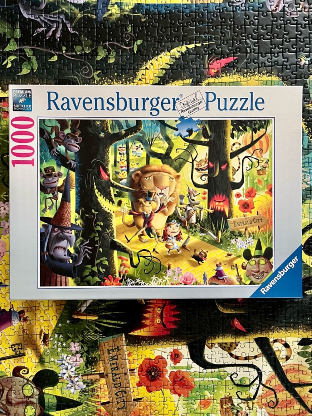 Ravensburger Wizard of Oz Illustrated 1000-Piece Puzzle